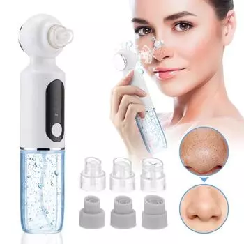 Водяной цикл для удаления угрей, горячий компресс, очиститель пор, вакуумное всасывание для удаления прыщей, черных точек, инструменты для ухода за кожей белый