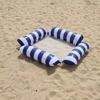 Водяной гамак Azur Hammock Sea Valley, оборудование для водных игр, сетчатая полоска, темно-синий, 1 шт., корейские водные развлечения