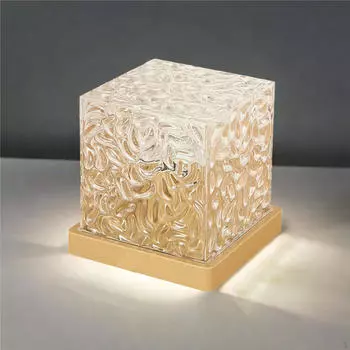 Водяной гофрированный светильник с динамическим пламенем для спальни, гостиной, дома remote control