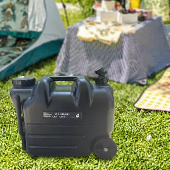 Водяной контейнер с колесами, кран, кувшин для хранения питьевой воды, ведро, для