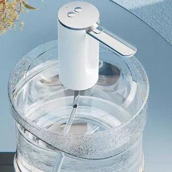 Водяной насос Автоматический USB перезаряжаемый насос для бутилированной воды Складной интеллектуальный количественный дозатор воды Насос для бутилированной воды Foy Home