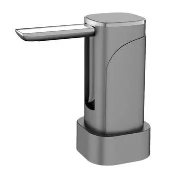 Водяной насос-диспенсер, складной автоматический насос для питьевой воды, светодиодный сенсорный дисплей, 5 галлонов, электрический, для воды белый