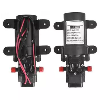 Водяной насос Самовсасывающий защитный переключатель давления 3.5A 12V Электрический мембранный насос для