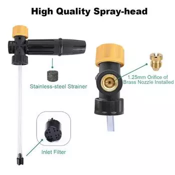 Водяной пистолет для мойки автомобилей, мойка высокого давления для Karcher Kranzle Interskol Elitech Huter, пеногенератор, пенная насадка, чистящий инструмент