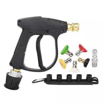 Водяной пистолет для мойки высокого давления для чистки автомобиля, разъем для шланга для Karcher Nilfisk Parkside Bosch, быстроразъемные насадки