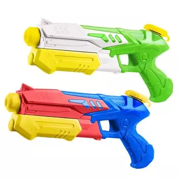 Водяной пистолет с максимальной дальностью полета, непрерывным огнем, емкостью бака, винтовка, вода, вода, игра, белый 2, 10 м, под давлением, мощный, ОК, 300 мл,