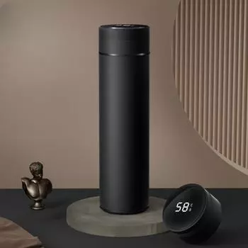 Водяной пистолет, термобутылка, чай, разделение воды, интеллектуальная изолированная кружка, термос, 500 мл, термос из нержавеющей стали 401-500ml