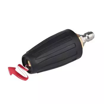 Водяной пистолет высокого давления с вращающейся насадкой, сердечник из чистой меди и керамики, водяной пистолет высокого давления для очистителя, специальная насадка Lotus 025 Diameter of hole