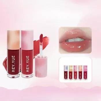 Водяной пузырь, глазурь для губ, зеркало для воды, стекло Doo, стойкое увлажняющее, веганское отбеливание