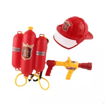 Водяной распылитель с рюкзаком, наплечным ремнем, игрушка для пожарного