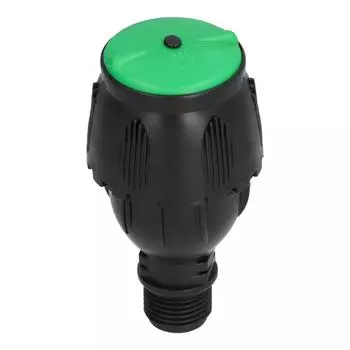 Водяной спринклер 1/2 дюйма с внешней резьбой, вращающаяся на 360 градусов насадка, автоматический поливочный распылитель зелёный