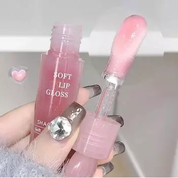 Водяной свет, зеркало, стекло, масло для губ, увлажняющая глазурь для губ, выцветающая линия губ, водостойкий стойкий жидкий бальзам для губ, женская основа для губ, косметика