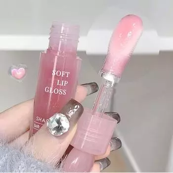 Водяной свет, зеркало, стекло, масло для губ, увлажняющая глазурь для губ, выцветающие линии губ, водостойкий стойкий жидкий бальзам для губ, женский блеск для губ