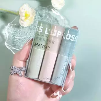 Водяной туман Фиксированный цвет Чашка с антипригарным покрытием Невыцветающий набор губной помады Матовый туман Внешний вид Белый Рот Красный