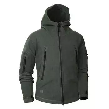 Военная флисовая камуфляжная тактическая мужская одежда, полярная теплая армейская мужская куртка с капюшоном, верхняя одежда, толстовка M