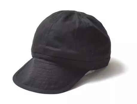 Военная кепка [Хьюстон] Мужская (Елочка, моющаяся, 58,5 см) (СВОБОДНЫЙ размер, черный) чёрный