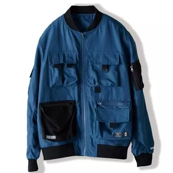 Военная куртка FU23Z40 темно-синяя x черная размер 3L [FIVES]