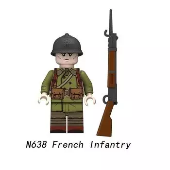 Военная пехота Конструкторы Минифигурки Игрушки