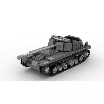 Военная серия WW2 Archer Самоходный противотанковый легкий танк Строительные блоки Развивающие игрушки Подарки на детский день Модели своими руками