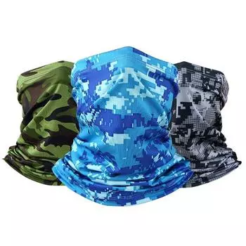 Военная тактическая бандана, летние шарфы для лица, трубчатая маска на голову, камуфляжный анти-УФ-ветрозащитный чехол для шеи