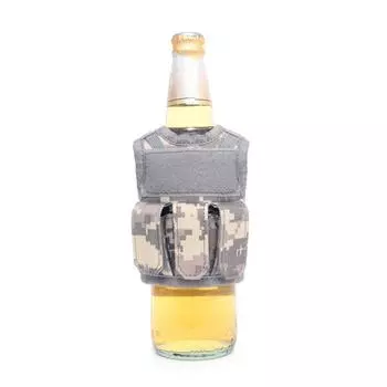 Военный чехол для бутылки с напитком из нейлона, пивные куртки, жилет для бутылки с пивом, бутылка для воды, винный напиток jungle digital