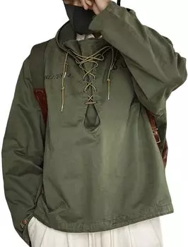 Военный дизайн с капюшоном, стильный крутой пуловер, парка, американские повседневные топы, толстовка с длинным рукавом, военная куртка, большой размер, верхняя одежда Yuttari