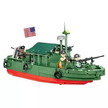 Военный корабль Cobi США PBR 31 mk.ii блок 2238, смешанная окраска