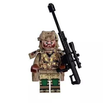 Военный Призрак SWAT Строительный Блок Кукла Оружие Спецназ Головоломка Строительный Блок Игрушка