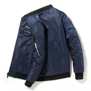 Военный уличный мужской двусторонний утолщенный повседневный летный костюм хлопковое пальто куртка-бомбер утолщенная M