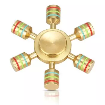 VOFOLEN Hand Spinner Товары для снятия стресса Hand Spinner вращается этническая вода Cool Cool Чистая медь Hand Spinner Роскошь Тихое высокоскоростное вращение латунный