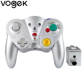 Vogek 2,4G беспроводной геймпад джойстик для игрового хоста Nintend NGC, контроллер Gamecube беспроводной геймпад для хоста Will/Wii U фиолетовый