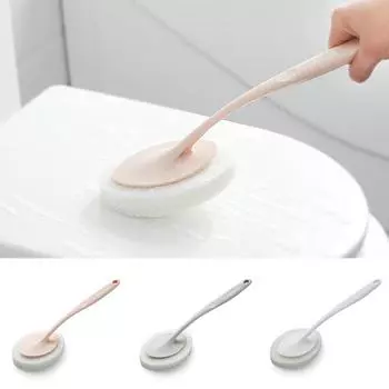 Vogue 1 шт., товары для дома, щетка для ванной, губка, щетка для уборки дома, щетка с длинной ручкой, щетка для ванны, щетка для чистки, многофункциональная щетка, чистящая подушечка белый