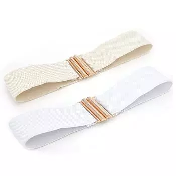 Vogue эластичный поясной ремень с широким поясом, аксессуары для одежды, ремень для платья, женский пояс с металлической пряжкой и корсетом кофейный