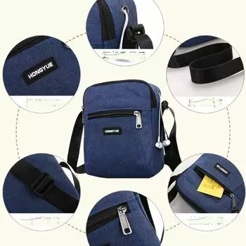 Vogue Boy Мужская дорожная деловая деловая повседневная сумка через плечо Сумка-мессенджер Модная маленькая мужская сумка на слинге Кошелек серый