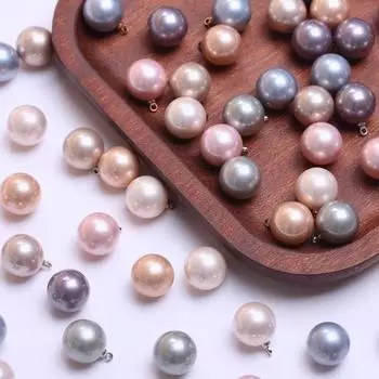 Vogue Bracelets Loose Beads Imitation Pearl Pendants Beads DIY High Quantity Handmade Crafts Material Jewelry Making Accessories Round Earrings 12mm 12mm 5pcs