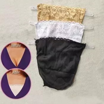 Vogue Camisole Panel кружевной клип-бюстгальтер с застежкой-молнией Modesty Secret металлическая накладка на пуговицу a random