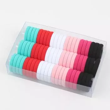 Vogue Candy Rubber Bands Kids Girl Hairband Аксессуары для волос Резинка для волос 66 шт. Коробка для волос Милая эластичная веревка 6