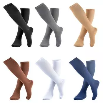 Vogue чулки TV женские носки мужские компрессионные чулки варикозное расширение вен 1 пара унисекс популярные компрессионные носки L/XL белый