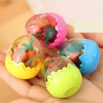 Vogue динозавр яйцо ластик подарочная игрушка Erasersx яйца динозавра карандаш резиновый ластик студенты офис забавная игрушка детские подарки 1 комплект забавные канцелярские принадлежности