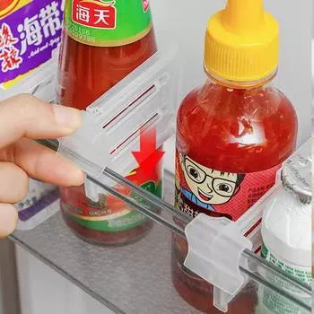 Vogue Drugs Косметическая перегородка для дома, гостиной, холодильника, стеллаж для хранения, многофункциональная разделительная полка, разделитель, свободно регулируемая еда 1Pc прозрачный