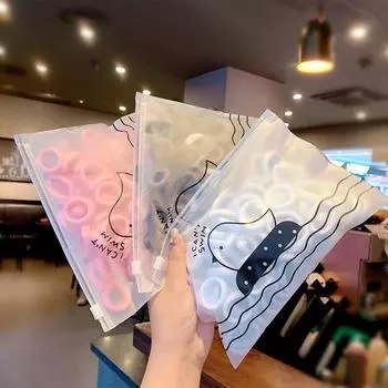 Модные высококачественные резинки из нейлона, популярные аксессуары для волос для девочек, маленькие эластичные резинки для волос, детские цветные резинки для волос, повязка на голову для детей 7