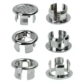 Vogue кольцо для пролитой воды, запасная крышка для перелива, принадлежности для ванной комнаты, высококачественный пластик, горячая распродажа, хромированная отделка, популярная раковина, круглое кольцо, 2 шт., керамическая раковина 2