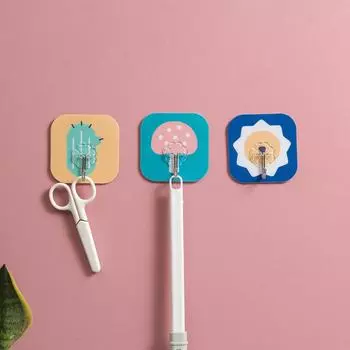 Vogue крючок для хранения без гвоздей одежда волшебный крючок за дверью многофункциональный клейкий крючок прекрасный домашний клейкий крючок мультфильм мультфильм Кухня ванная комната Random