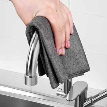 Vogue Кухня Зеркало для чистки стекла в ванной комнате Повторное использование ткани Удобный инструмент Салфетки Автомобиль Многофункциональная волшебная ткань Домашняя жизнь Без водяных знаков Стекло 20*25CM