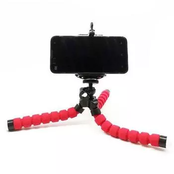Vogue Mini Гибкий штатив штатив подставка для мобильного телефона камера dslr смартфон мобильный телефон подставка держатель крепление держатель для телефона штатив кронштейн для телефона красный