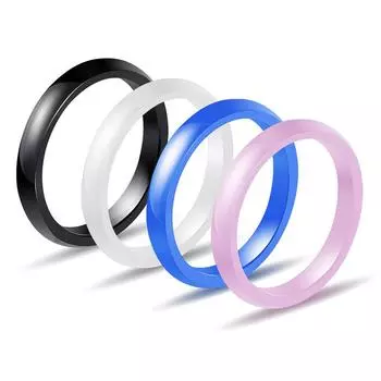 Vogue New Girl Ювелирные изделия Мода Керамические Женщины Китайский Стиль Кольцо Подарок Указательный палец Кольцо 6 белый