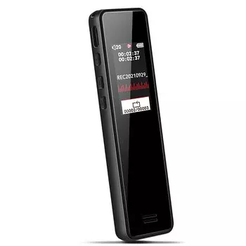 Voice Small IC 3072 стерео двойной одна кнопка совместимый с 32 ГБ большой длинный автоматический для японского руководства по эксплуатации Daping диктофон диктофон,