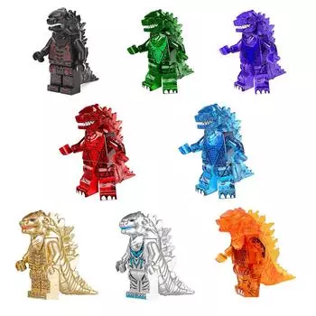 Воин Прозрачный Монстр Детский Строительный Блок Кукла