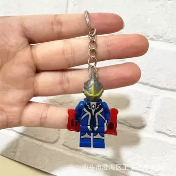 Воин Строительный блок Кукла Брелок Головоломка Сборка Модель Детская Игрушка