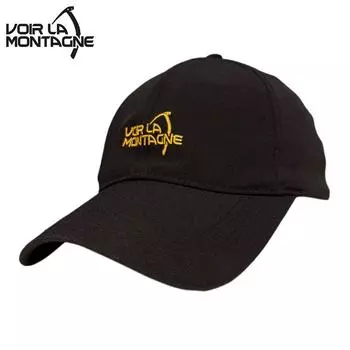 Voir La Montagne Outdoor Sports Cap Sun Hat Baseball Cap Breathable Water Repellent The black of the night One size